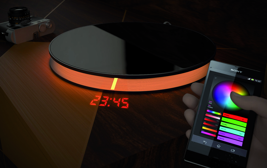 lamps and lanterns，Projection，intelligence，Gravity induction，Circular dish，