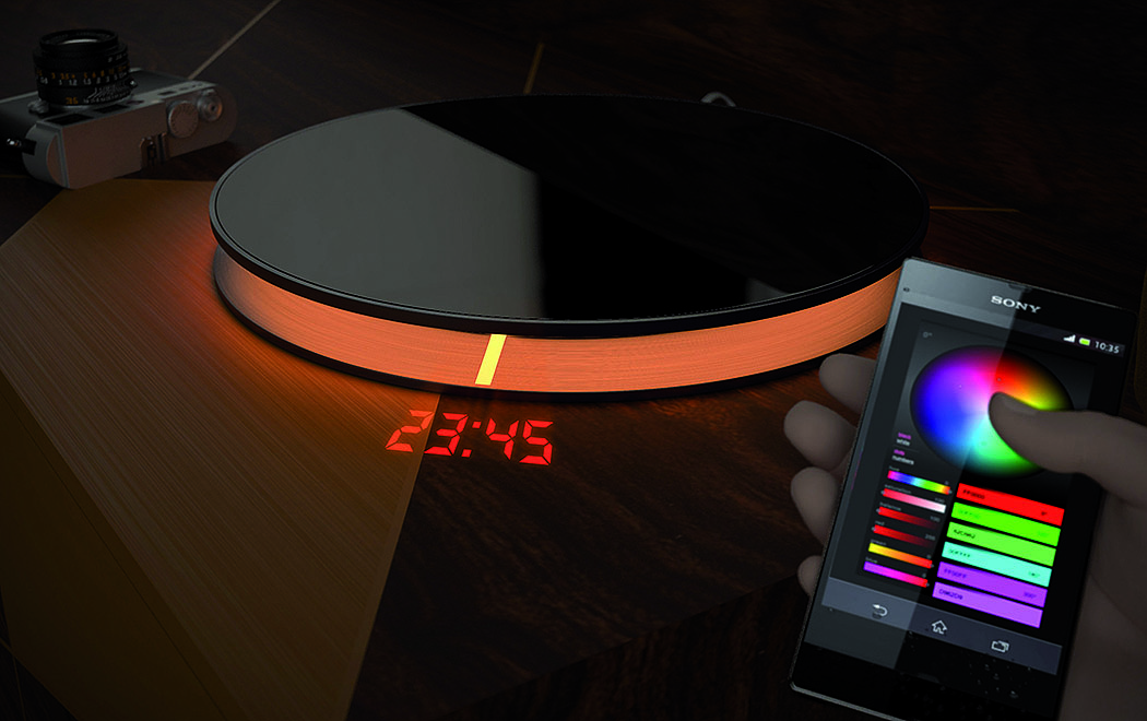 lamps and lanterns，Projection，intelligence，Gravity induction，Circular dish，