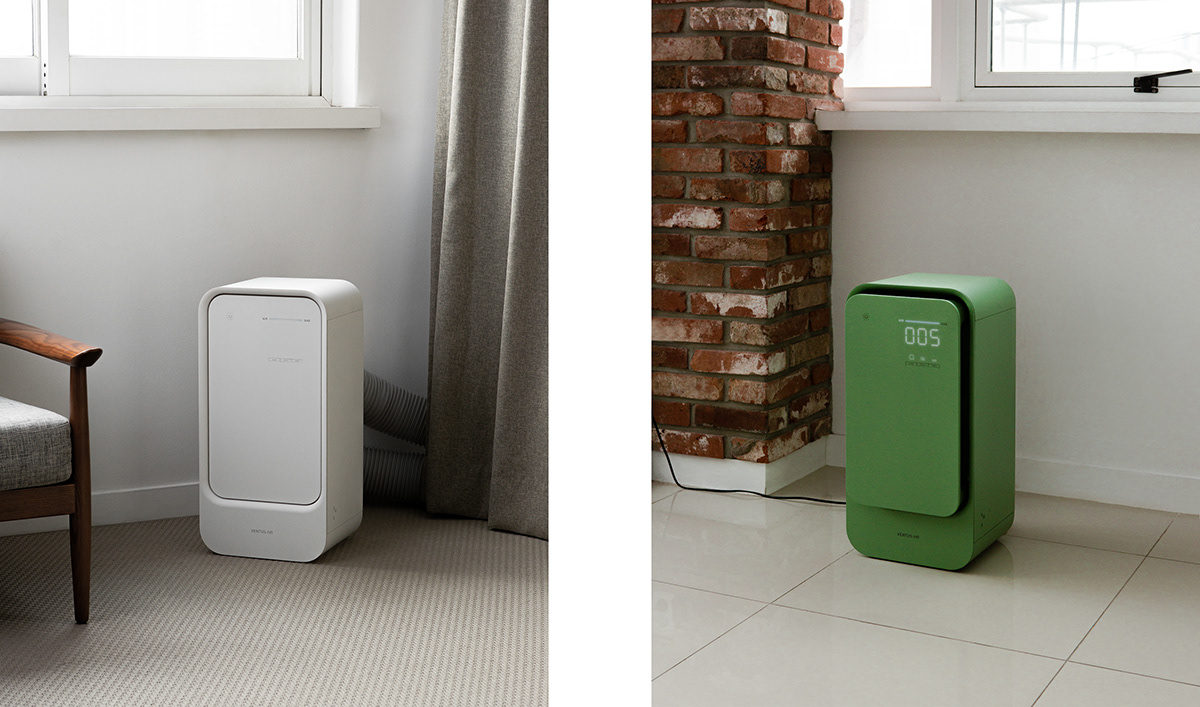 Household Electric Appliances，air cleaner，Water vent，product design，