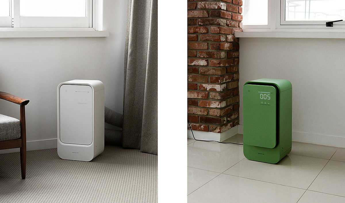 Household Electric Appliances，air cleaner，Water vent，product design，