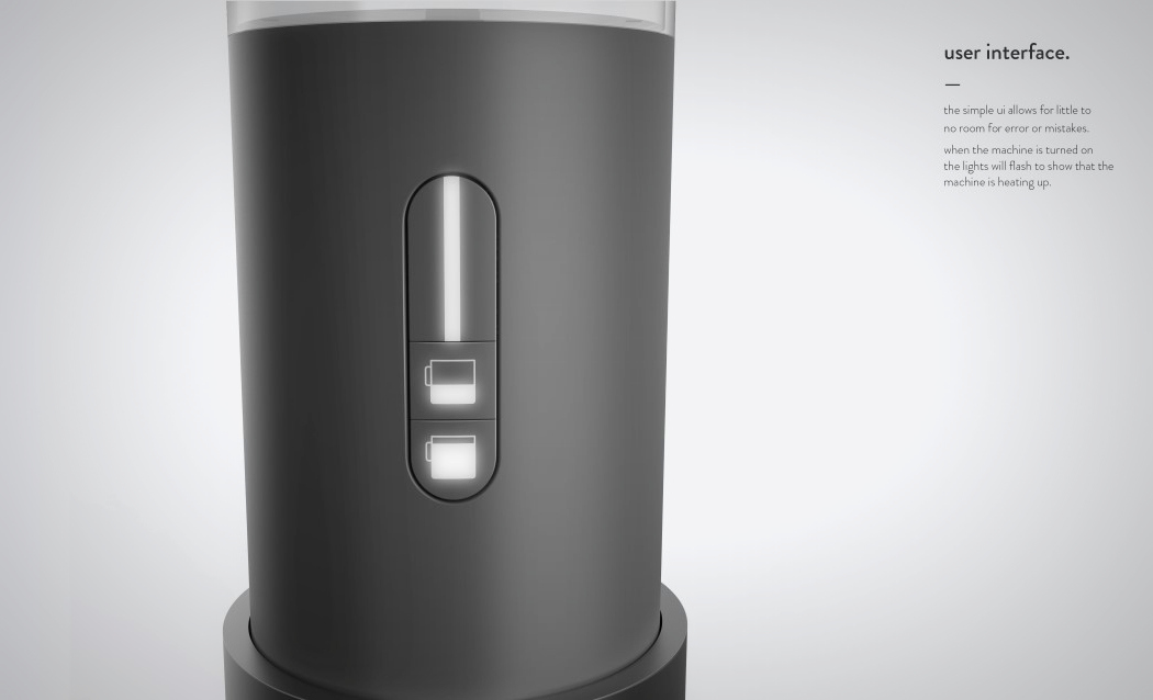 Coffee machine，Simplicity，Brewing coffee，One touch，