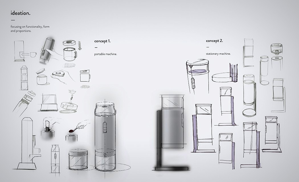 Coffee machine，Simplicity，Brewing coffee，One touch，