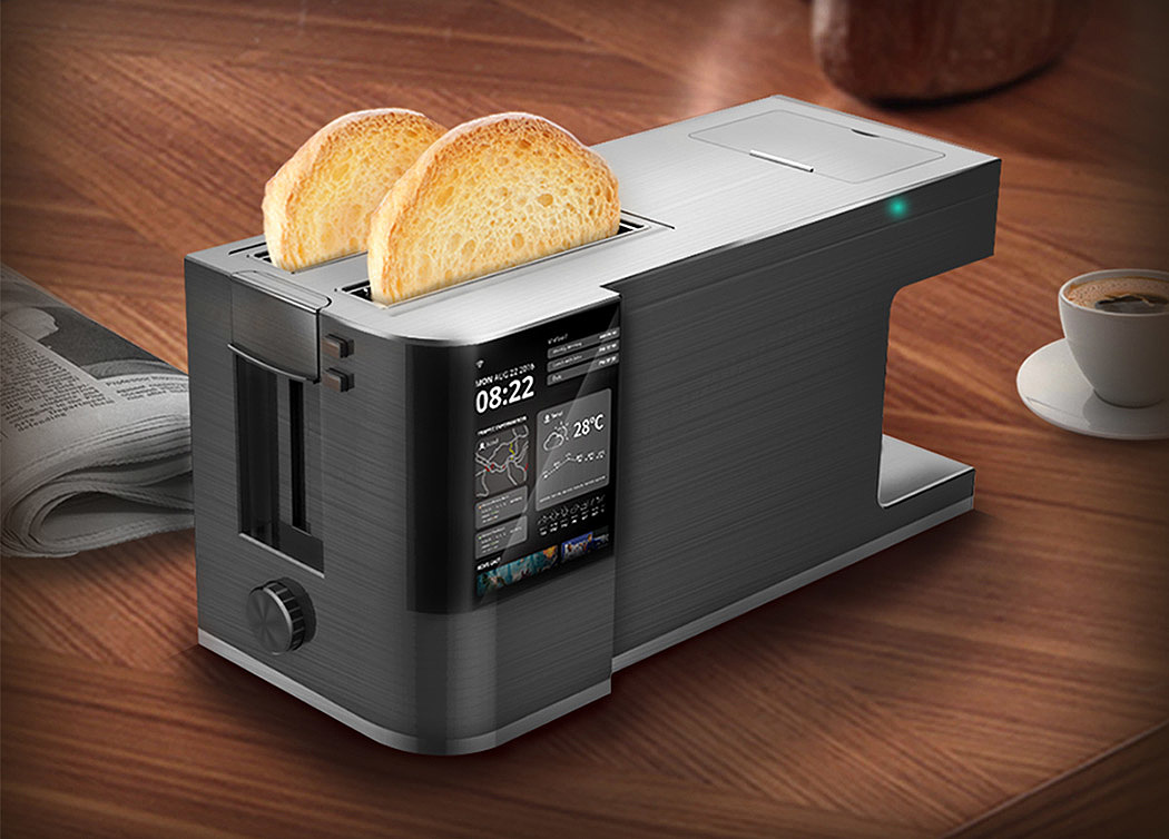 Bread machine，Coffee machine，Intelligent touch screen，Home Furnishing，Interaction design，