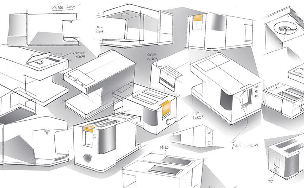 Bread machine，Coffee machine，Intelligent touch screen，Home Furnishing，Interaction design，