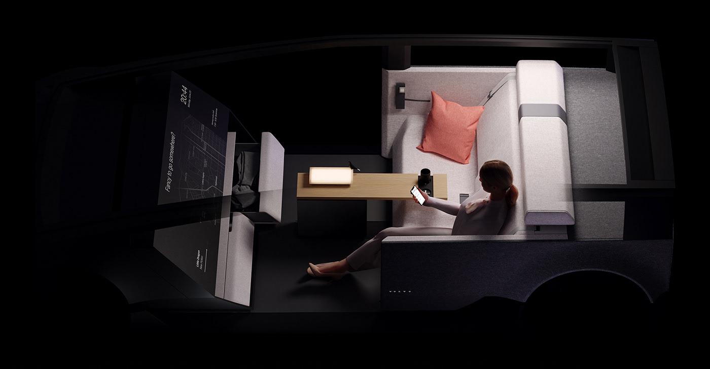 volvo，Box，Gothenburg Design Office，space，transparent，