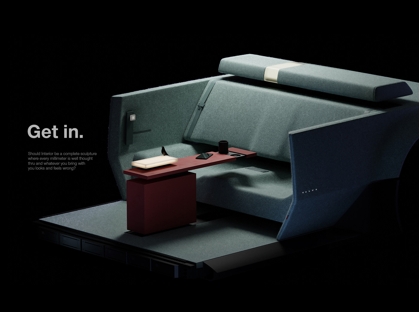 volvo，Box，Gothenburg Design Office，space，transparent，