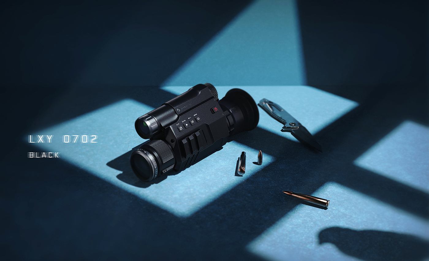 Firearms, industrial design, rendering，