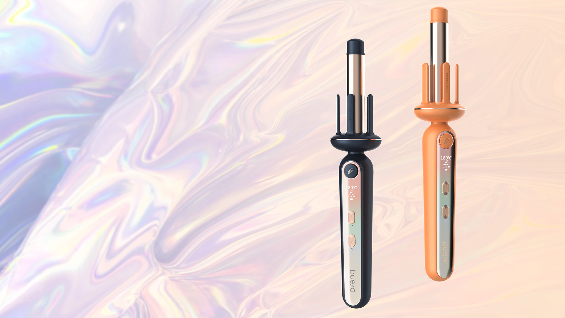 Appearance design of curly hair stick，industrial design，Appearance design of personal care products，