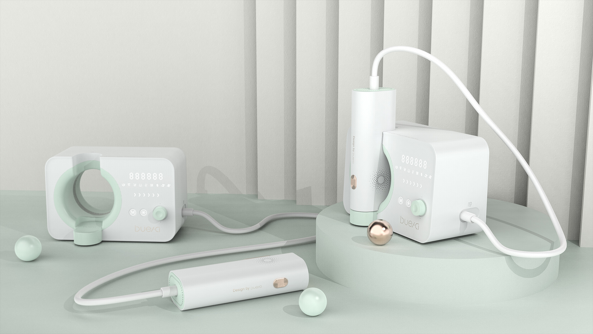 Appearance design of depilator，Appearance design of beauty products，Appearance design of personal care products，