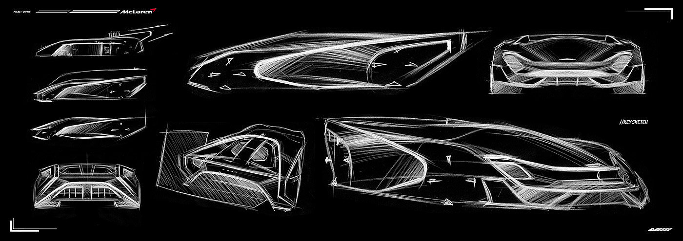 modeling，Automobile design，McLaren，