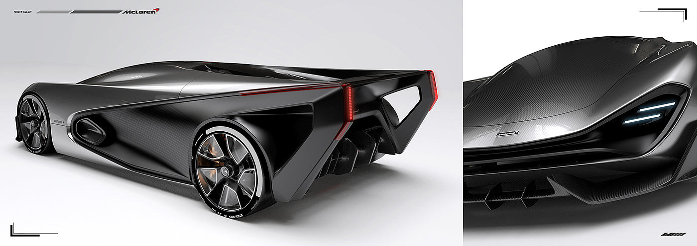 modeling，Automobile design，McLaren，