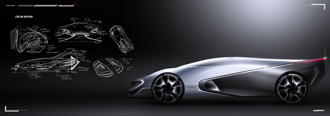 modeling，Automobile design，McLaren，