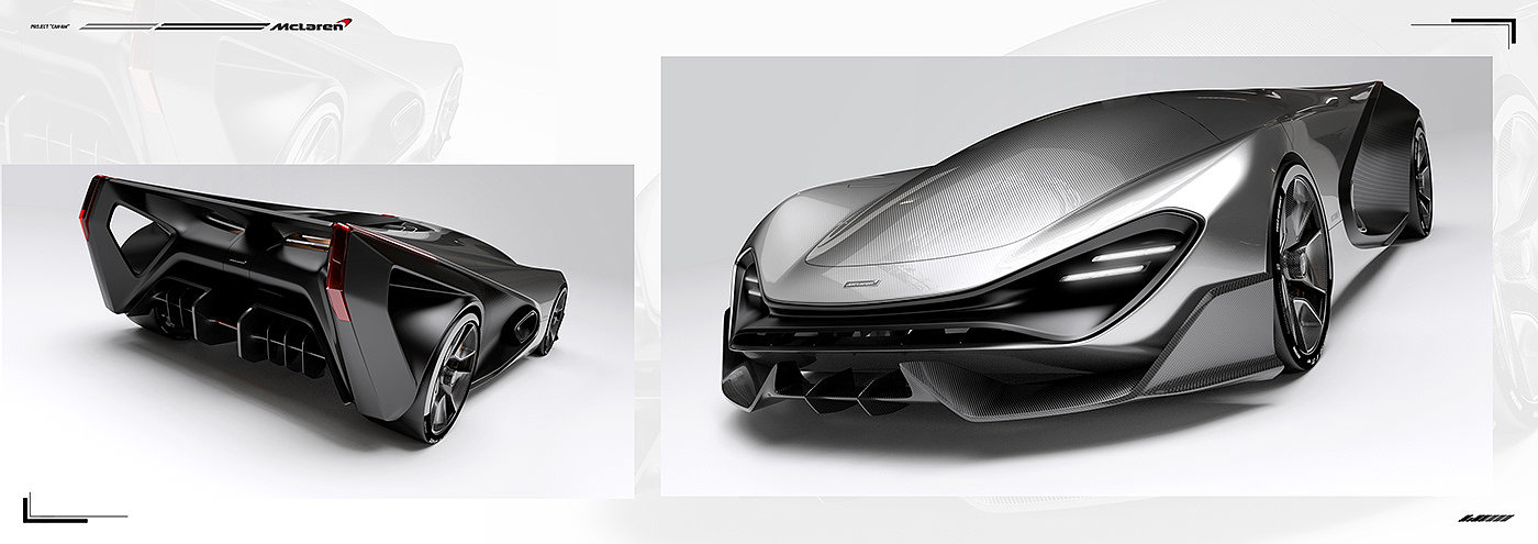 modeling，Automobile design，McLaren，