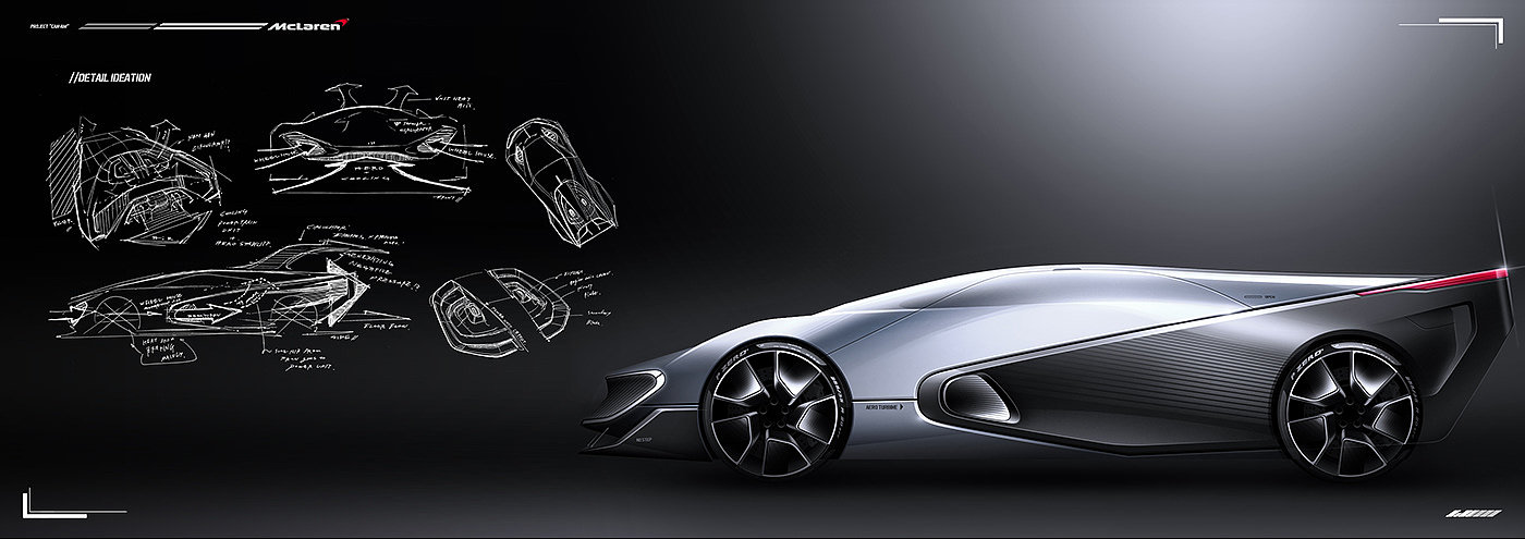 modeling，Automobile design，McLaren，