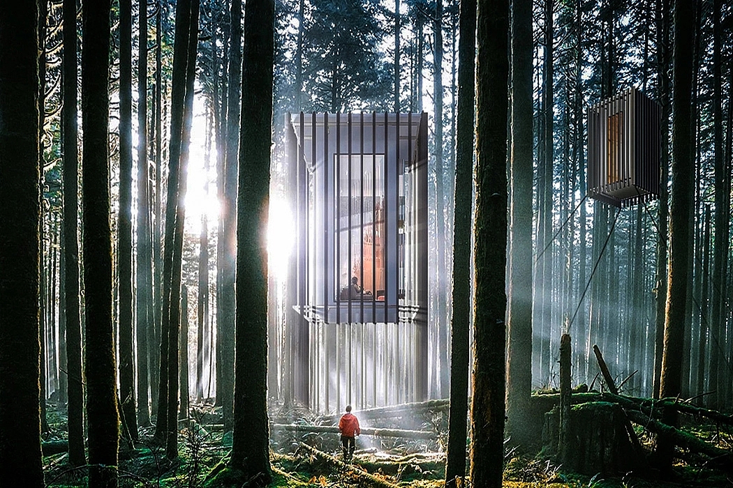 Tree House，suspension，Architectural design，house，