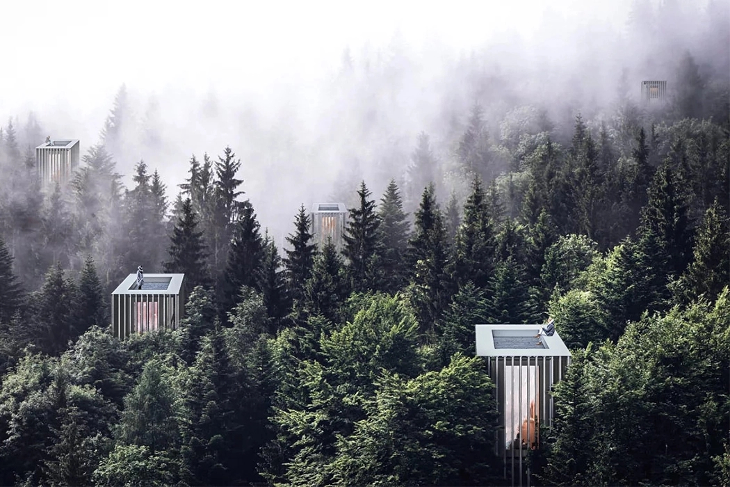 Tree House，suspension，Architectural design，house，