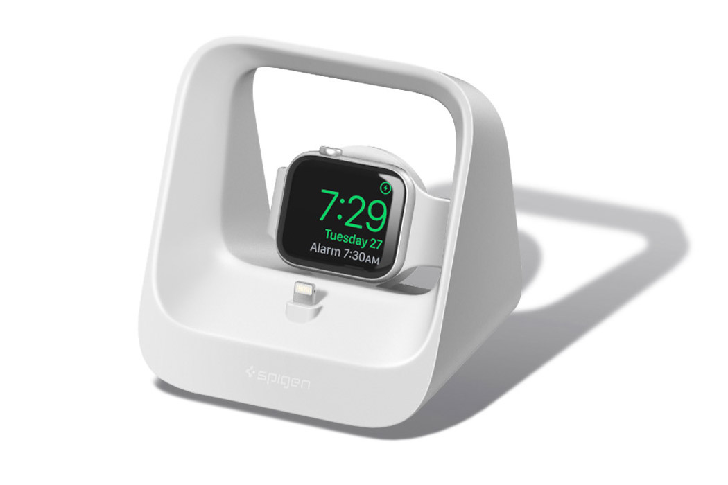 Charging base，Apple，Simplicity，black and white，