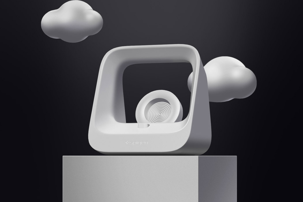 Charging base，Apple，Simplicity，black and white，