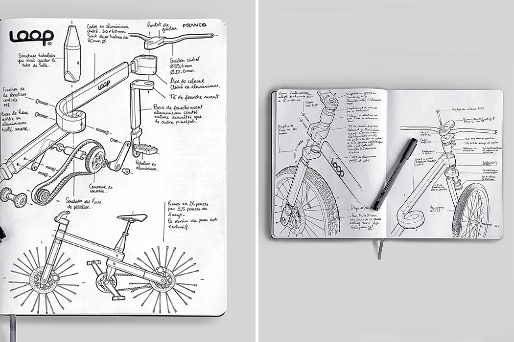 Bicycle，product design，City bike，Ring frame，
