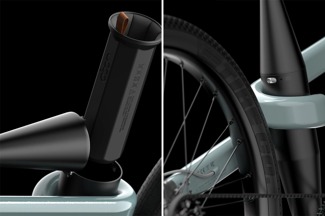 Bicycle，product design，City bike，Ring frame，