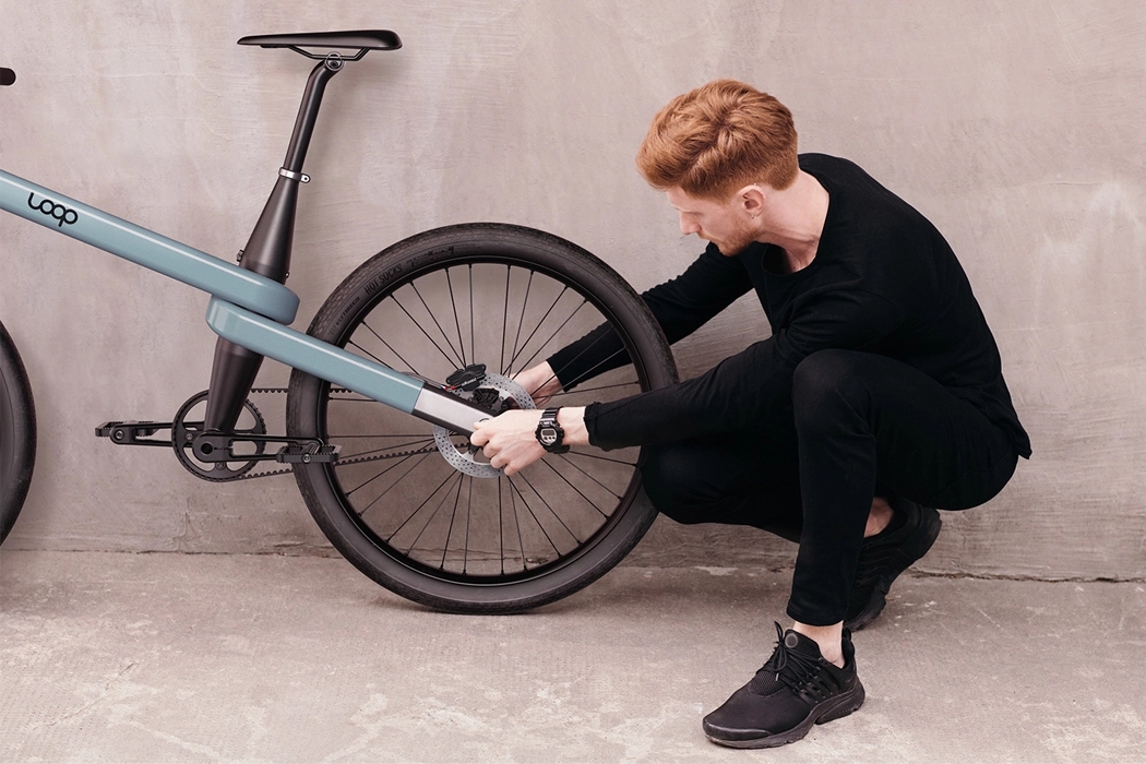 Bicycle，product design，City bike，Ring frame，