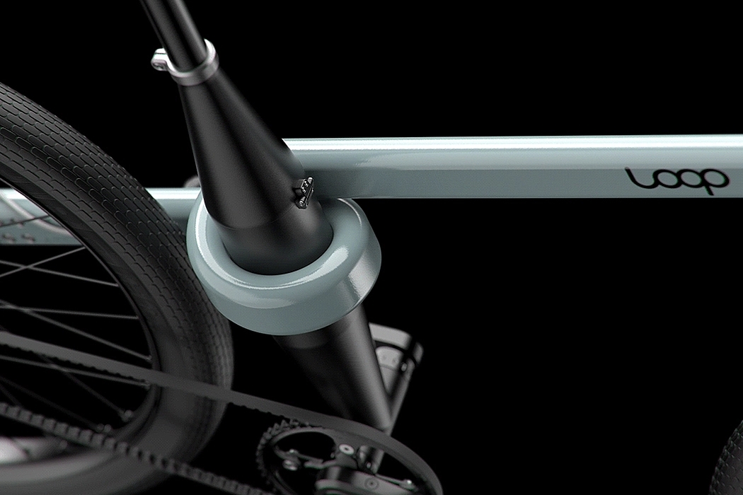 Bicycle，product design，City bike，Ring frame，