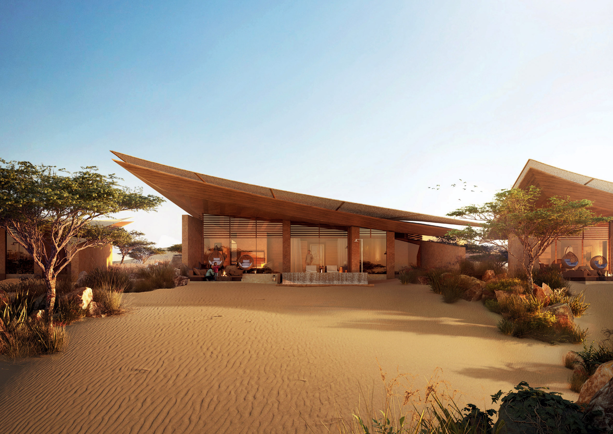 hotel，Travel，desert，Architectural design，