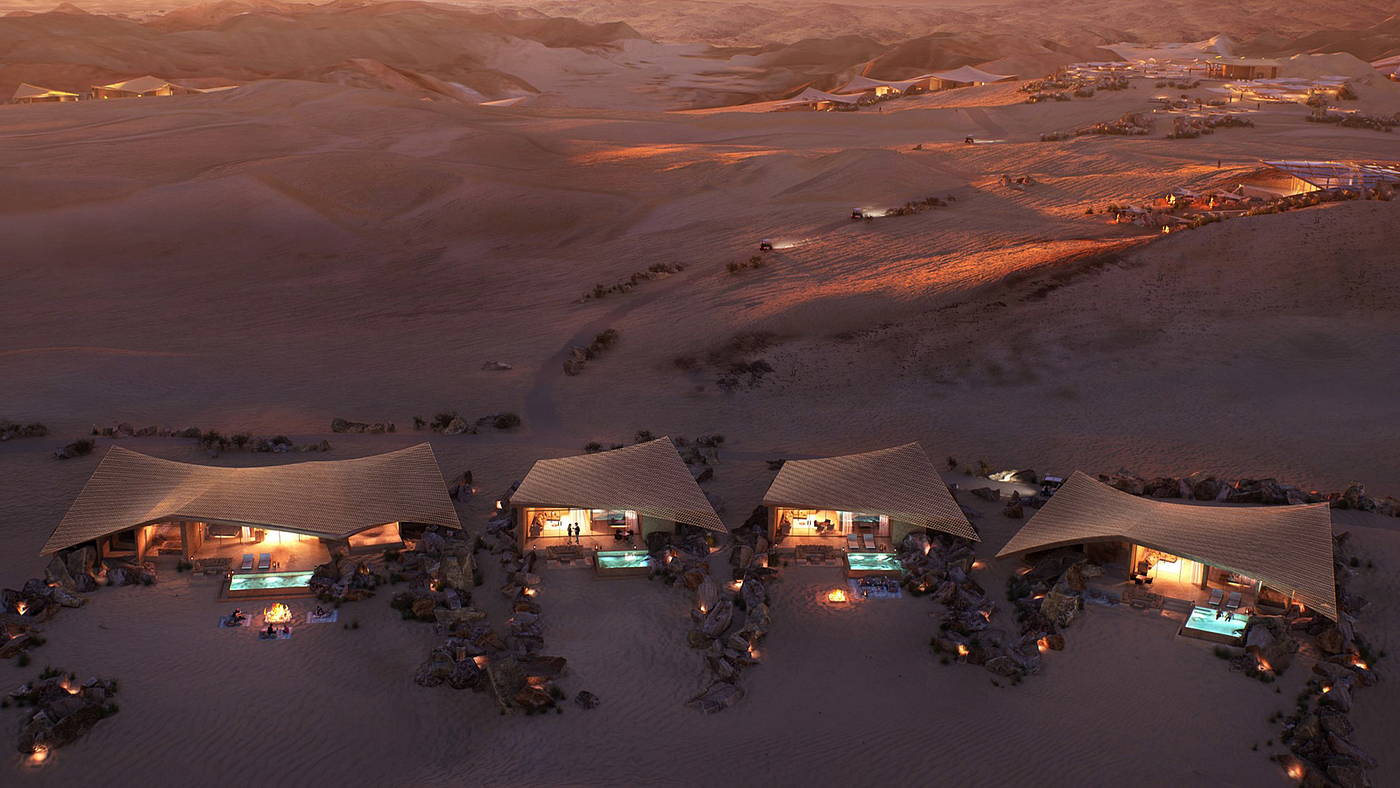 hotel，Travel，desert，Architectural design，
