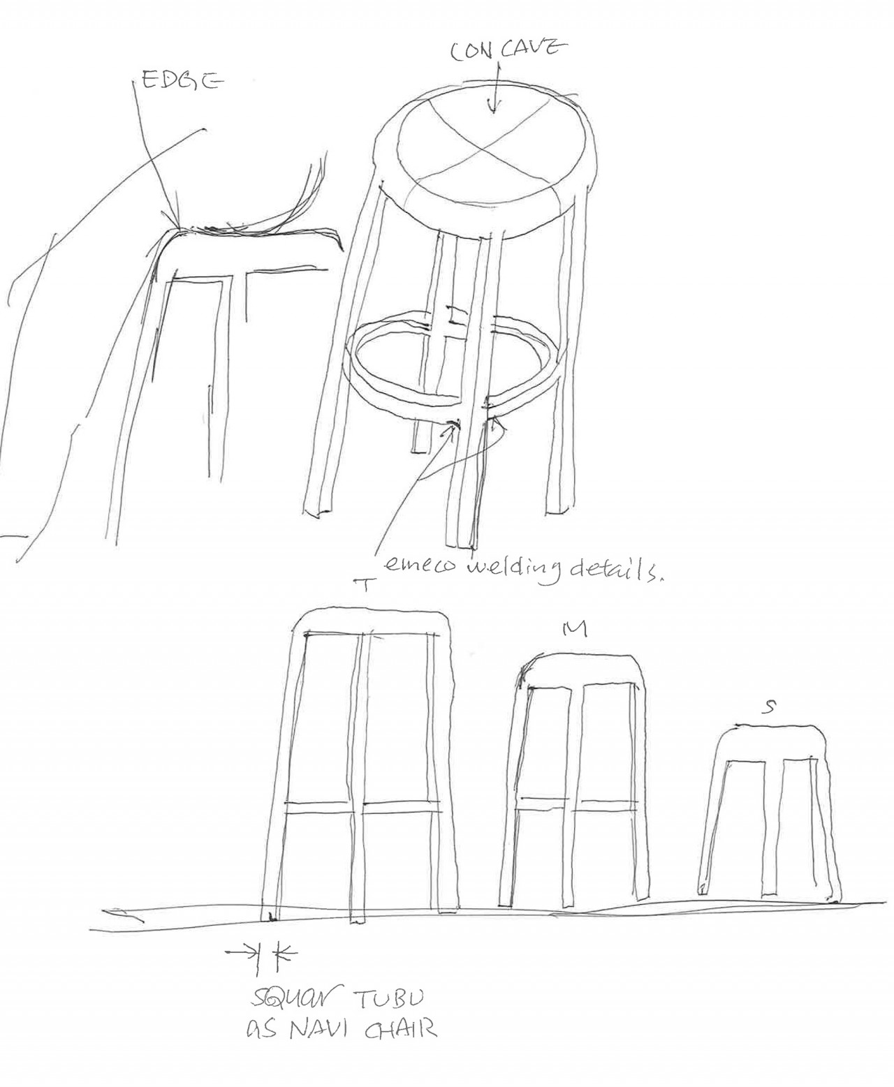 chair，concise，Aluminium，