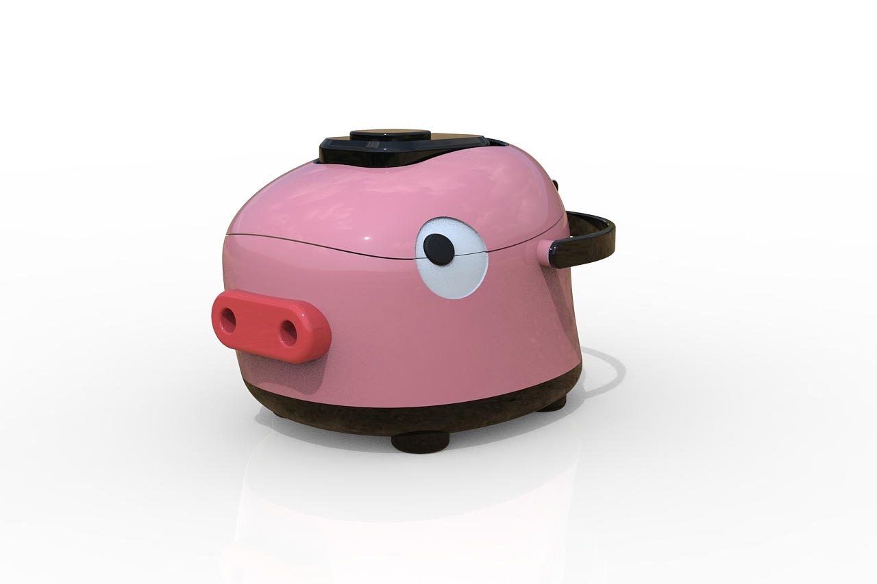 pig，rice cooker，