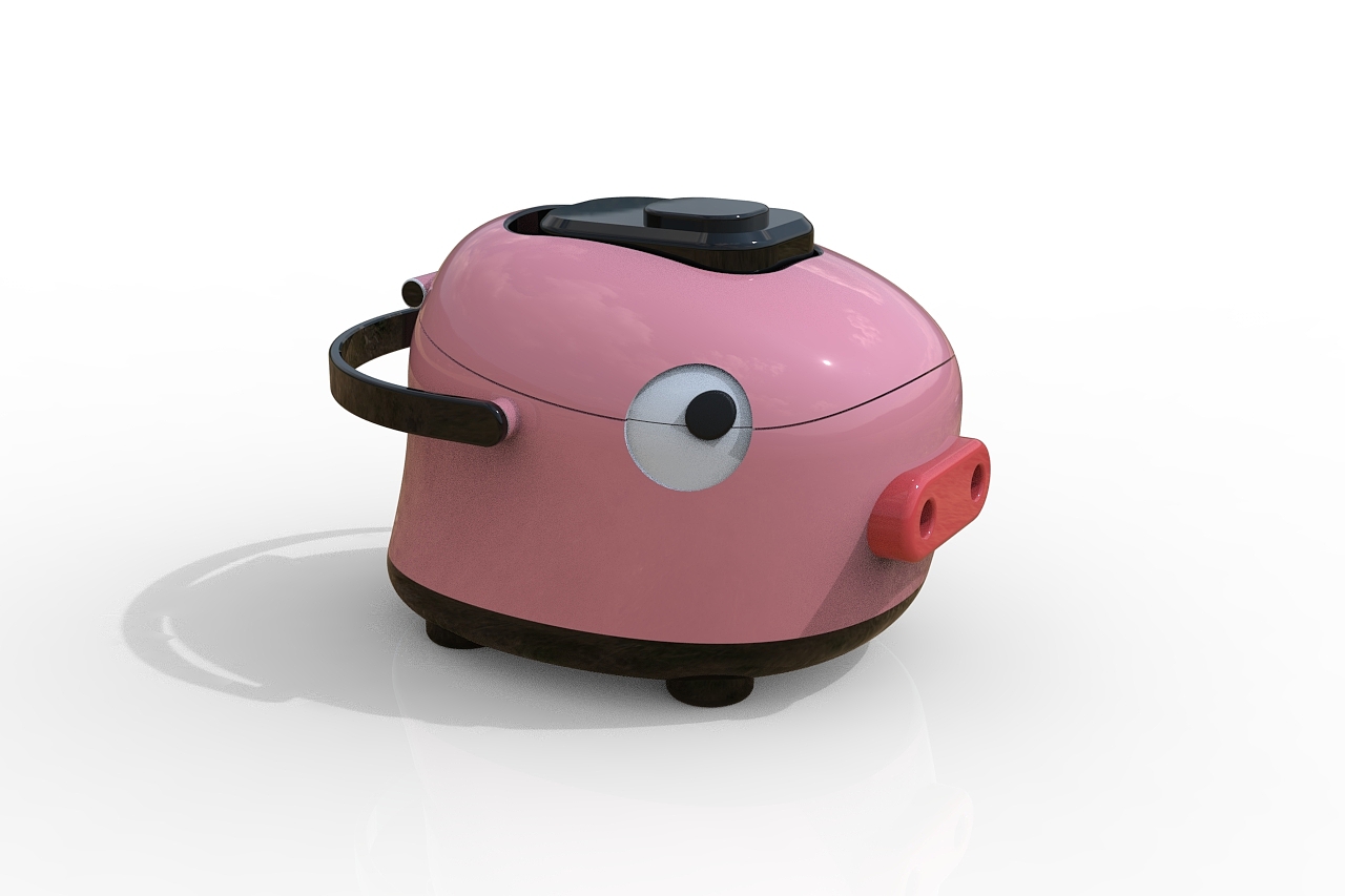 pig，rice cooker，