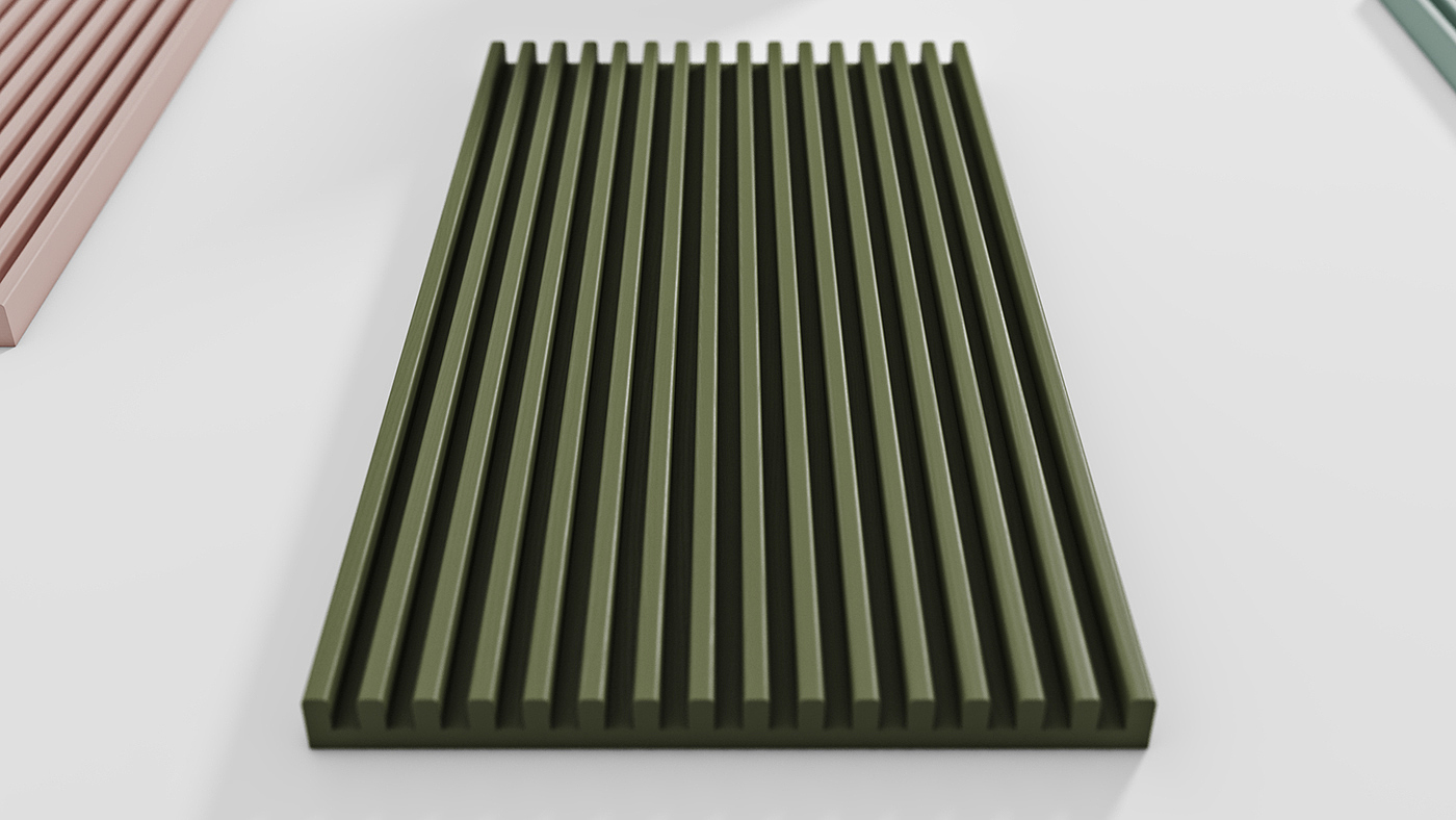 Ripple，Computer heat sink，color，groove，