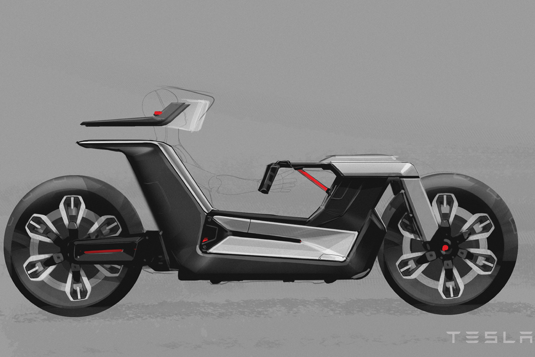 Bicycle，conceptual design，Tesla type C，