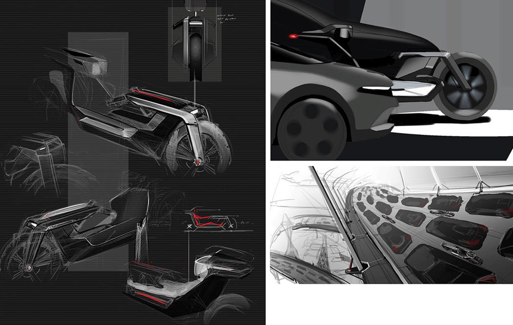 Bicycle，conceptual design，Tesla type C，