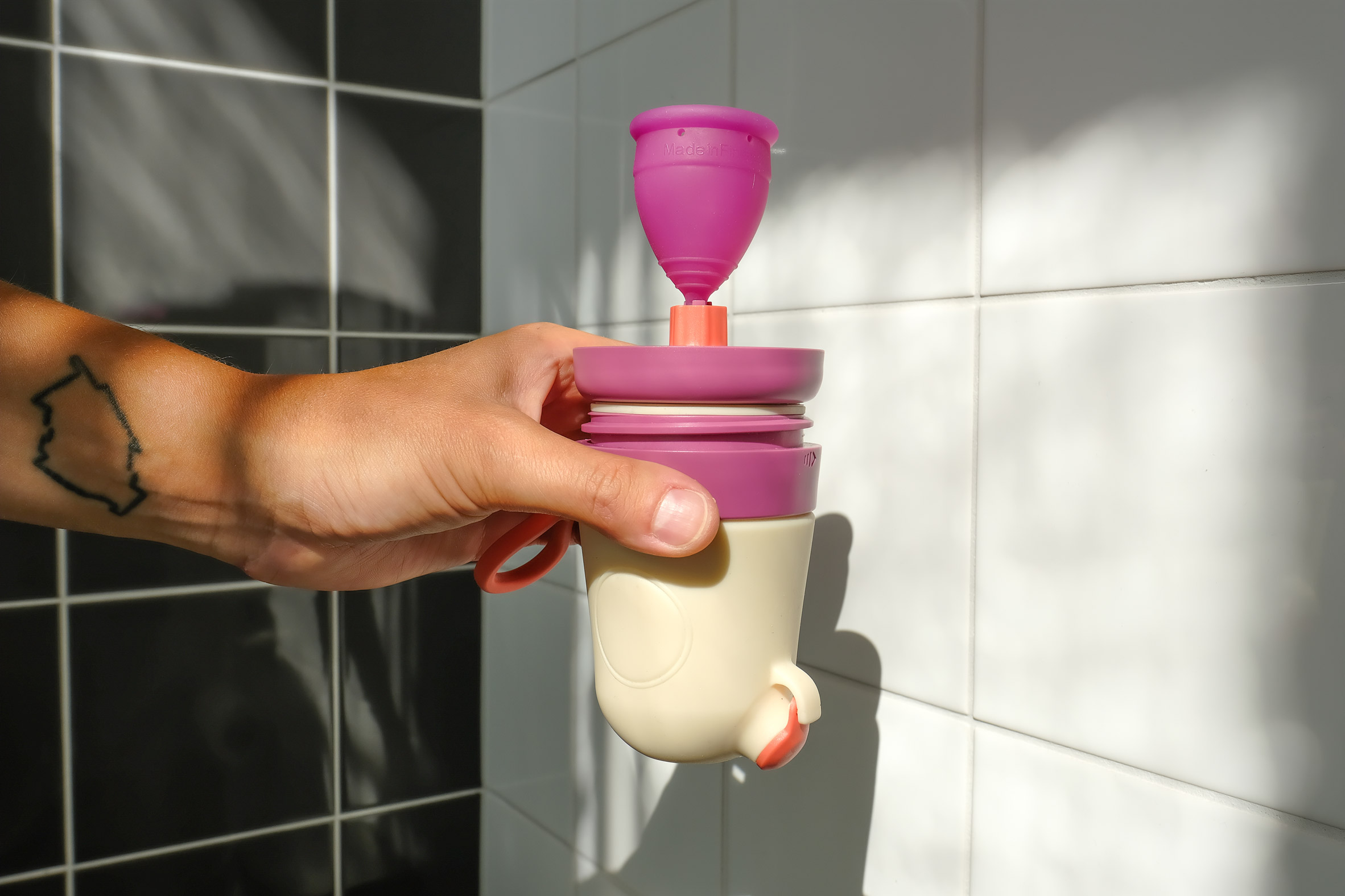 Large，Save water，Menstrual cup cleaner，portable，