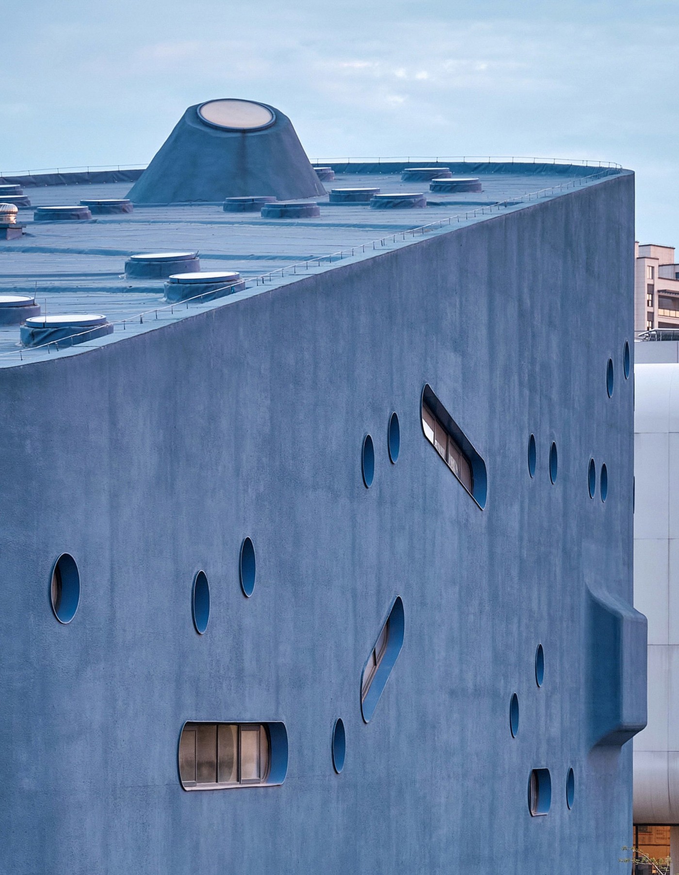 library，theater，Qingpu Pinghe International School，Shanghai，Open type，