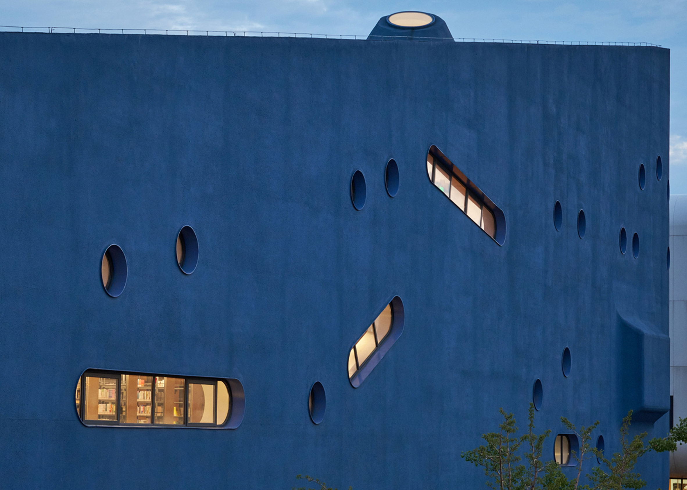 library，theater，Qingpu Pinghe International School，Shanghai，Open type，