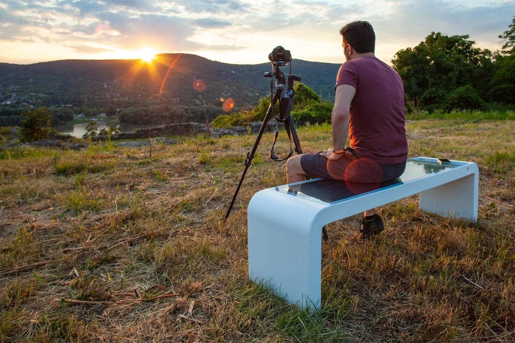 Intelligent bench，wifi，charge，Cuban Nano，