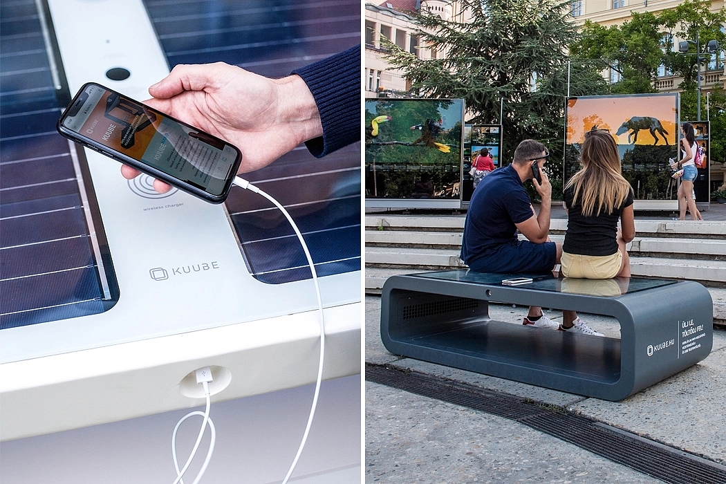 Intelligent bench，wifi，charge，Cuban Nano，