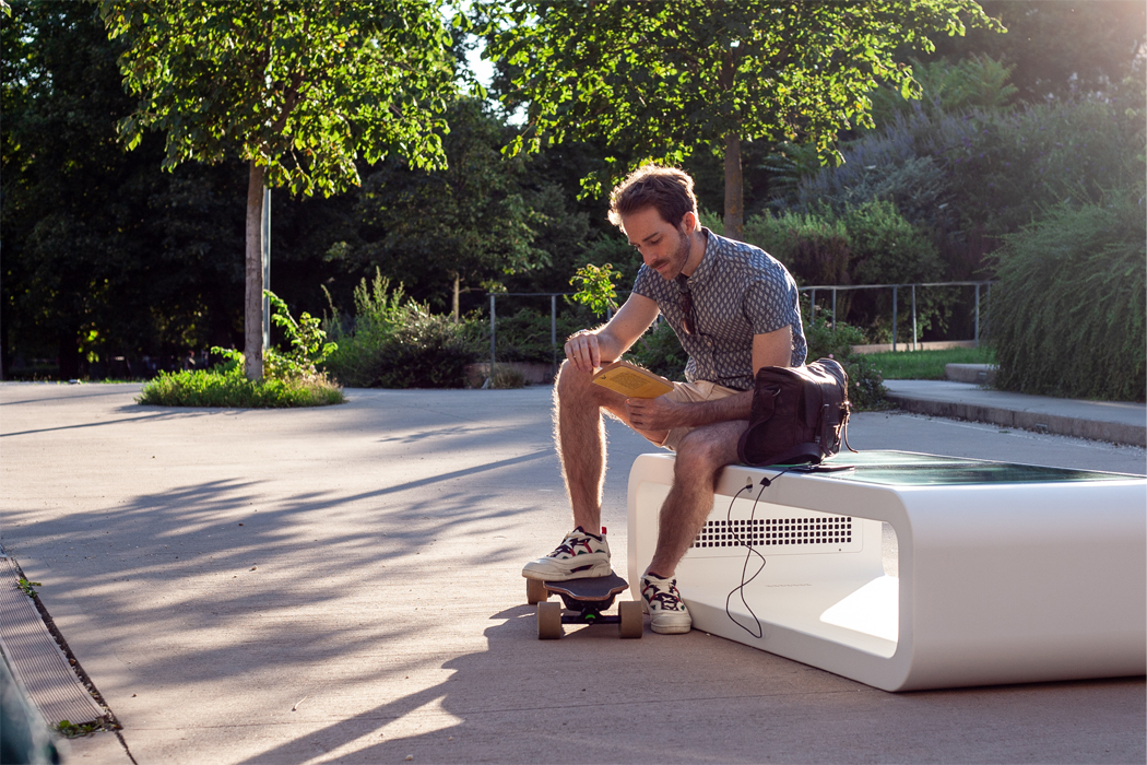 Intelligent bench，wifi，charge，Cuban Nano，