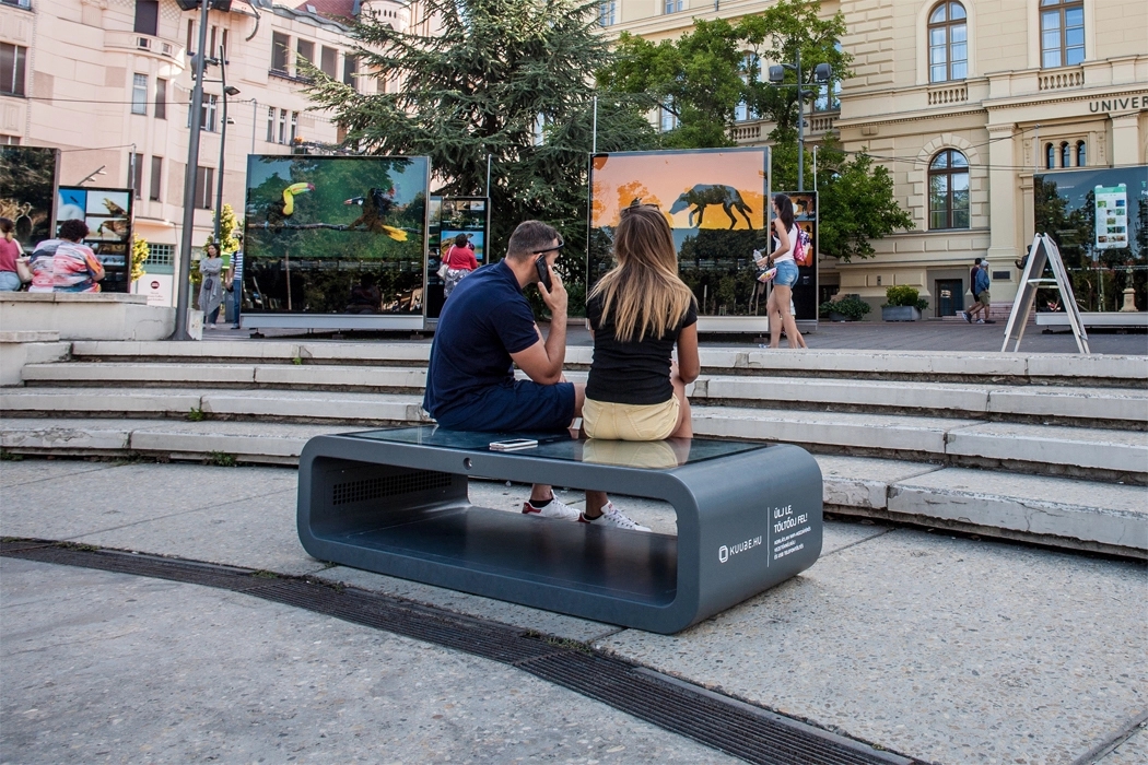 Intelligent bench，wifi，charge，Cuban Nano，