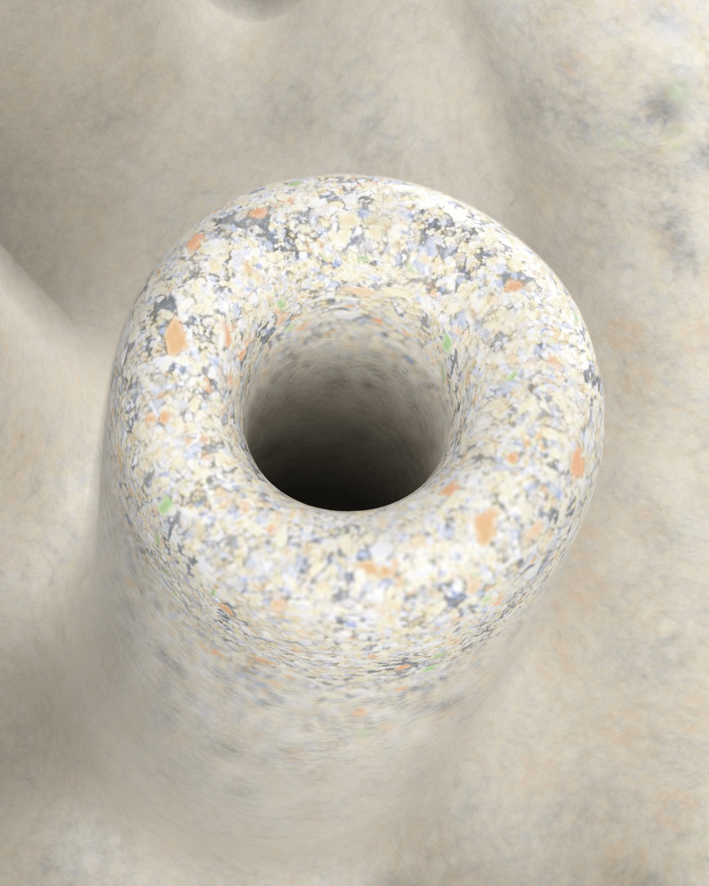 Organic ceramics，cinema4d，Artwork，pot，Redshift，