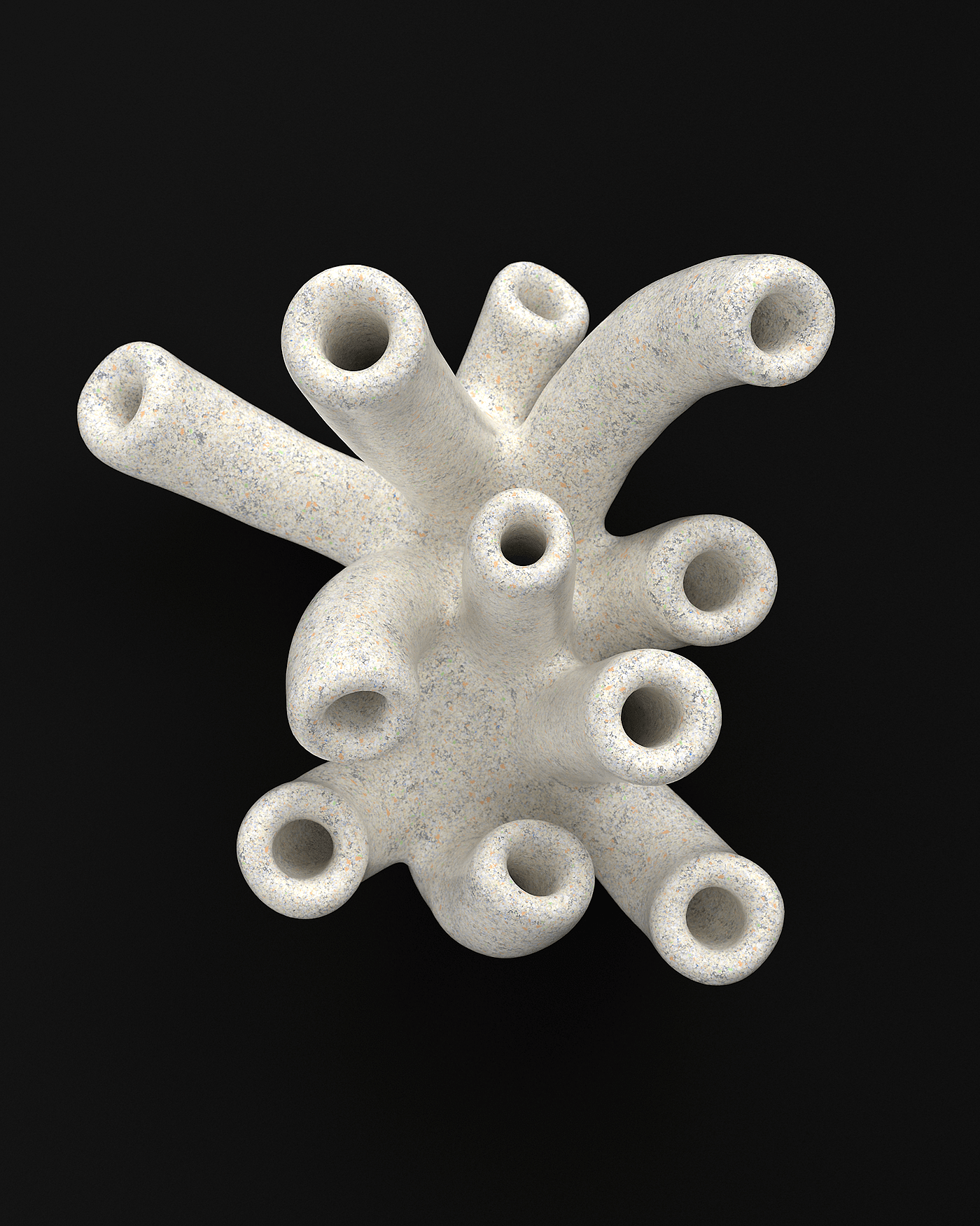 Organic ceramics，cinema4d，Artwork，pot，Redshift，