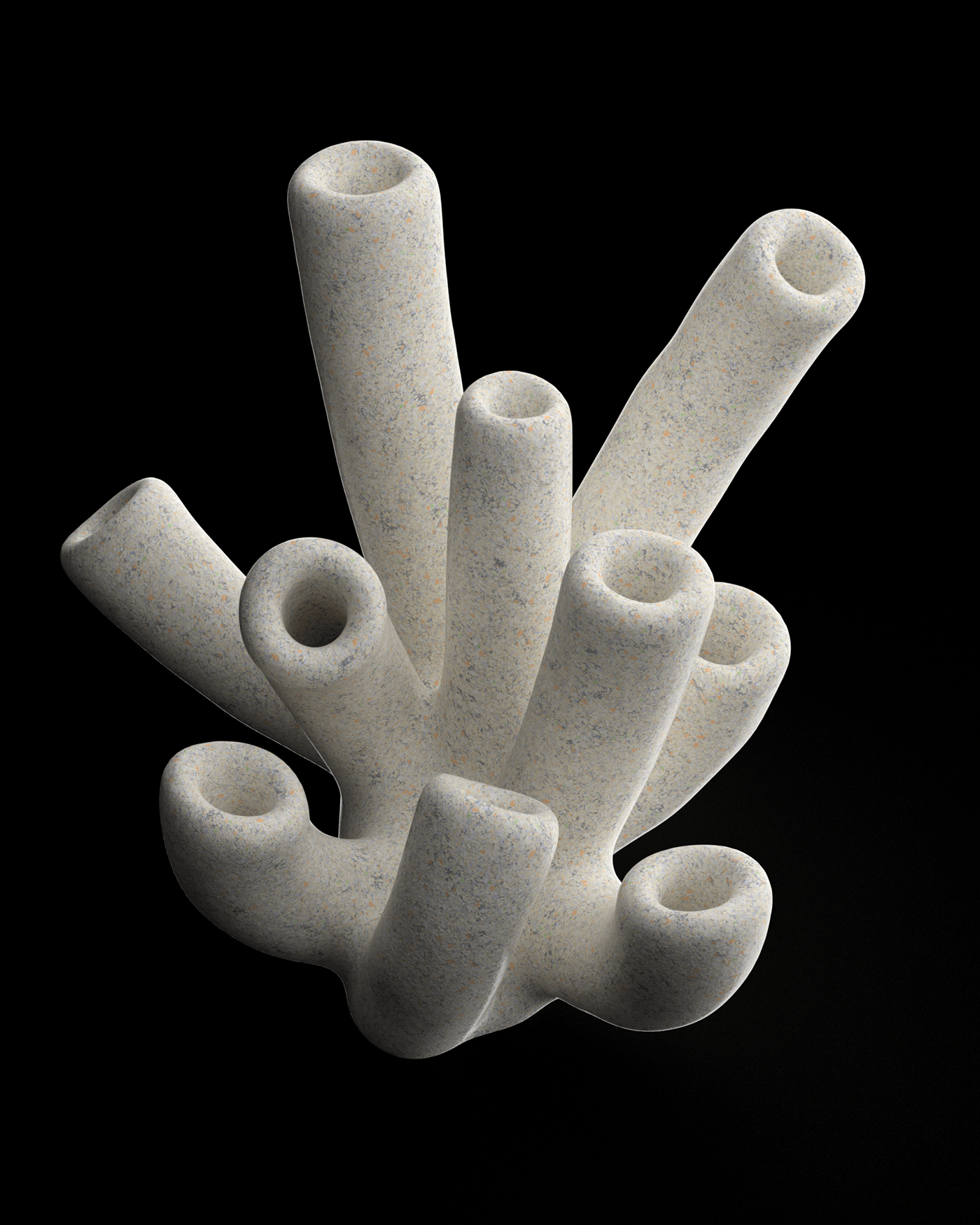 Organic ceramics，cinema4d，Artwork，pot，Redshift，