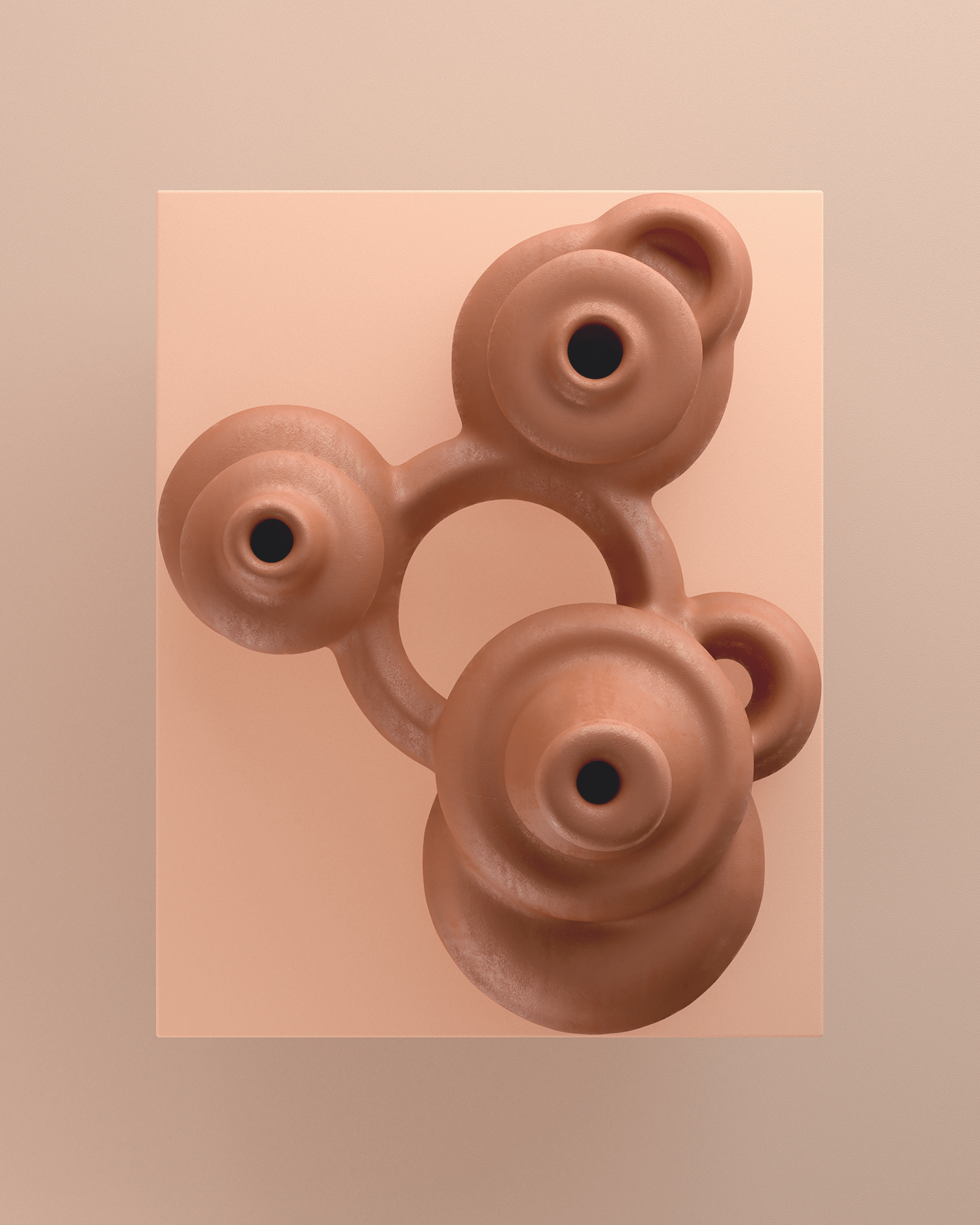 Organic ceramics，cinema4d，Artwork，pot，Redshift，