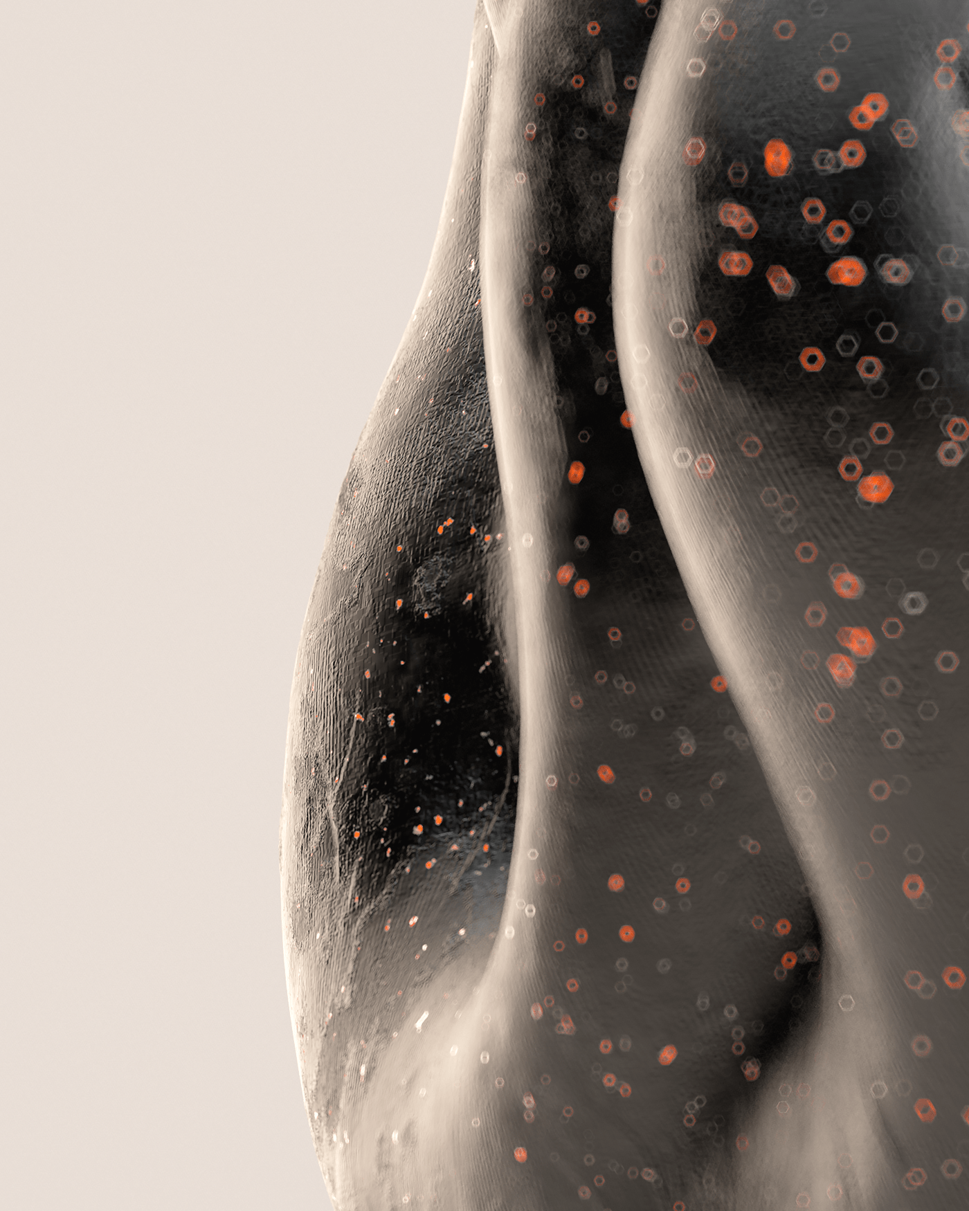 Organic ceramics，cinema4d，Artwork，pot，Redshift，