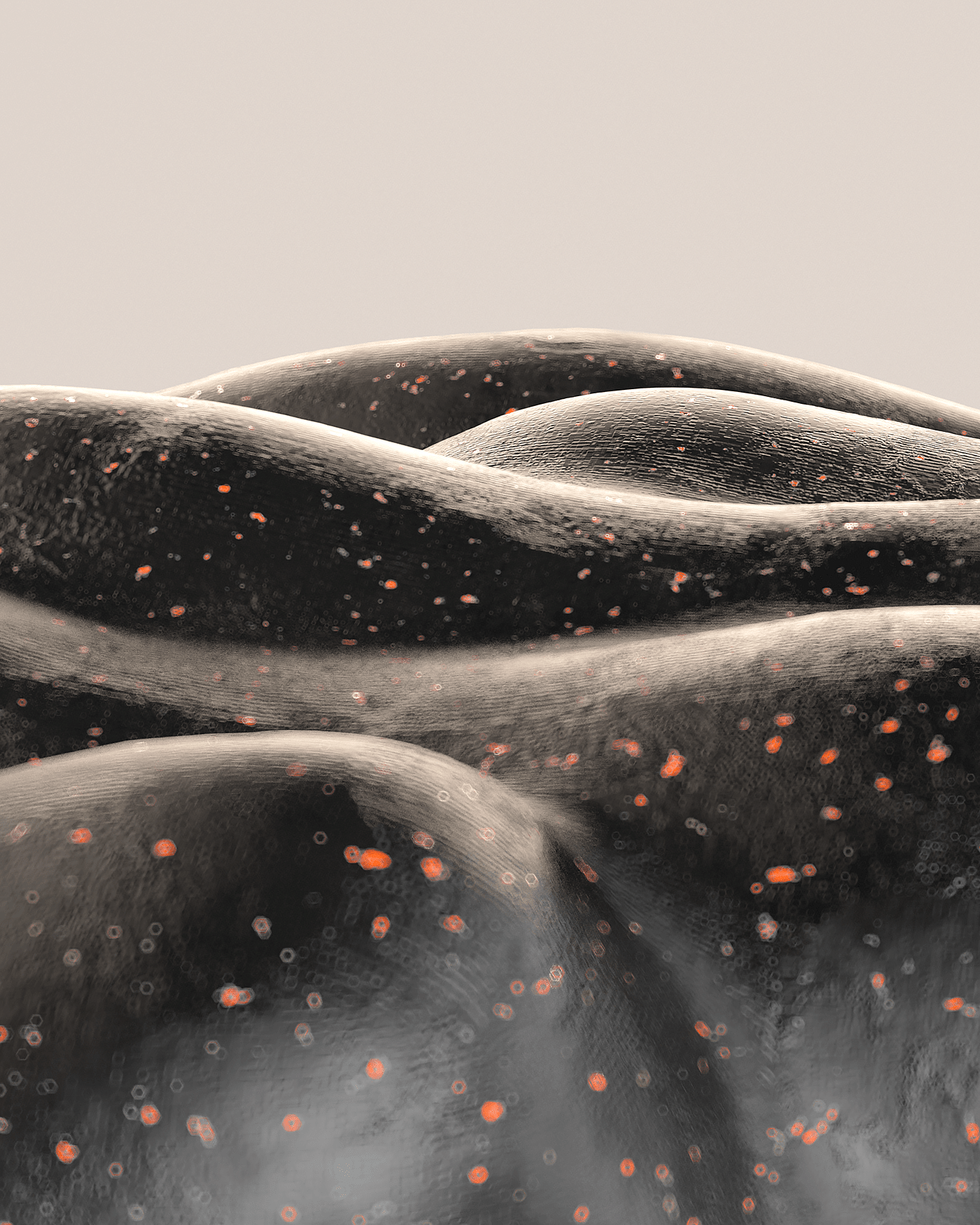 有机陶瓷，cinema4d，艺术品，壶，Redshift，