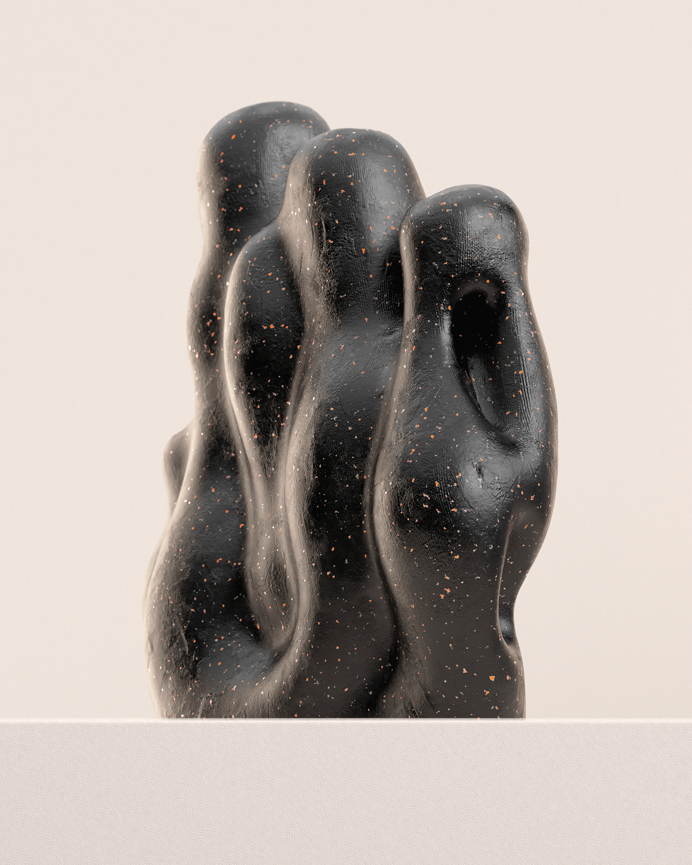 Organic ceramics，cinema4d，Artwork，pot，Redshift，