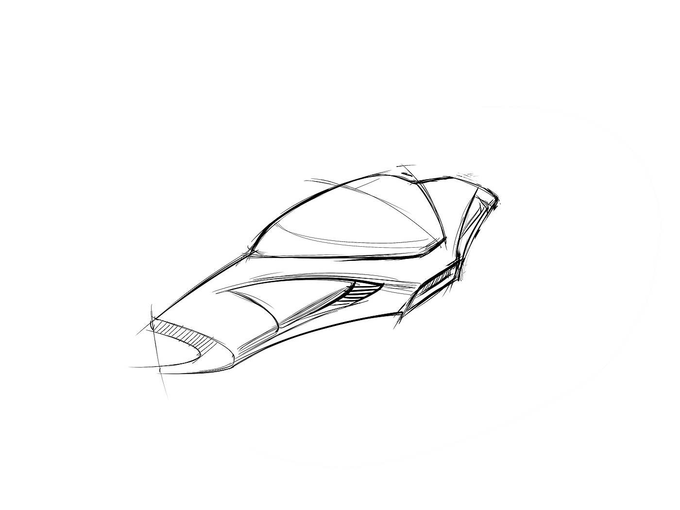 Motorcycle，sketch，