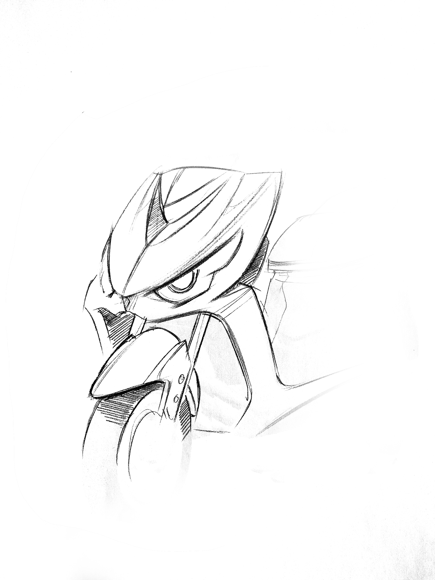 Motorcycle，sketch，